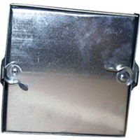 Access Doors                                                                    Tab-In Style Double Cam Access Doors                                            - 2-Piece 24 gauge steel construction                                           - 16 Gauge galvanized steel                                                       cam and 20 gauge latch                                                        - Fully insulated with 1" high-density                                            UL Classified FHC 25/50 insulation                                            inside and outside the door frame