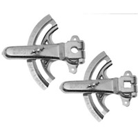 Quadline   Damper Quadrant Sets                                                  - For use on square or round ducts                                              - Excellent handle action                                                       - Quick wing adjustment and locking of the damper                                 1/2" Shaft Loc Quadrant Set                                                   - For dampers up to 30"                                                         - Quadrant handle locks the shaft                                                 of the damper by means of a                                                   powerful friction holding device                                                - Eliminates damper rattle