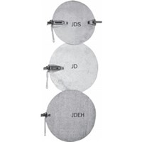 Dampers                                                                         JDS Series Jiffy Round Damper                                                   - Utilizes Rapit  spring and solid end                                            bearings sets                                                                 - Gauge:                                                                        - 4" - 8": 26 Gauge galvanized steel                                            - 9" - 10": 24 Gauge galvanized steel