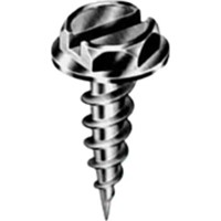 Screws                                                                          Super Sabers   Screw                                                             - Self piercing screws for light to medium gauge                                - Formed from steel, heat treated and zinc plated                               - All standard Saber screws are 1/4" head                                       -                                                                               -                                                                                 *White Painted Screw