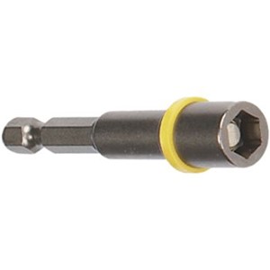 Power Bits                                                                      Long Style Color-Coded Magnetic Hex Driver Bit                                  - 1/4" Shank diameter                                                           - Overall length: 2-9/16"
