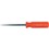 Awls                                                                            Scratch Awl                                                                     - High carbon alloy tool steel                                                    blade polished to resist rust                                                 - May be resharpened many times                                                 - Shock and shatter-resistant                                                     orange handle                                                                 - Pierce holes in wood, plastic,                                                  leather, even light gauge metal                                               - Made in the USA
