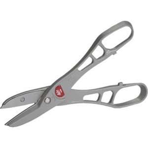 Metal Snips                                                                     Andy  Aluminum Handle Snips                                                     - High carbon inset steel blades                                                  with sleek aluminum frames                                                    - Larger handle loops                                                           - Blade replacement is easily                                                     accomplished in the field                                                     - Sleek head design improves                                                      maneuverability                                                               - Cutting length:                                                               - 12" Snips: 3"                                                                 - 14" Snips: 3-1/4"                                                             - Made in the USA