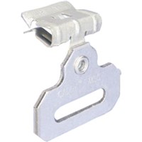 Caddy   Hangers & Hanging Systems                                                Caddy   Strap Hanger Clip                                                        - Accepts wider strap                                                             widths up to 1-1/4"                                                           - Galvanized steel                                                              - 200 lb Load rating                                                            - 50/Box