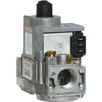 VR Series Combination Gas Controls                                              - Standard features for combination gas valves include:                         - (2) Automatic valves                                                          - Solenoid-operated first automatic valve opens on thermostat call for heat; closes when call for heat ends                                                     - Diaphragm-operated second automatic valve opens under control of regulator; closes if gas or power supply is interrupted                                      - Meets codes requiring dual safety shut off                                    - Mounting: 0   to 90  , any direction from upright position of gas control knob, including vertically                                                              VR8245/VR8345 Universal Electronic Ignition Combination Gas Control           - For use with direct spark ignition, hot surface ignition or intermittent pilot ignition in 24V, gas-fired appliances with capacities up to 300 cu ft/hour at 1" wc pressure drop                                                                         - Replaces virtually any IP, HSI or DSI gas control                             - For use with NG, manufactured, or LP gas                                      - 4" Swing radius allows easy rotation into position inside the tightest furnace vestibules                                                                     - Clearly marked and keyed terminal block allows quick attachment wires and IP/DSI/HSI jumper                                                                   - Internal inlet screen blocks contaminants in gas line from entering valve     - Capacity: 300,000 BTUH based on 1" pd, 30,000 BTUH minimum, 415,000 BTUH maximum                                                                              - Compact size                                                                  - Straight-through body pattern- Frequency: 60Hz                                                               - Includes:                                                                     - (2) Automatic operators                                                       - Manual valve                                                                  - Pressure regulator                                                            - Pilot adjustment                                                              - Pilot plug                                                                    - Ignition adapter                                                              - NG to LP Conversion kit                                                       - UL Listed                                                                     - CSA Certified                                                                 -