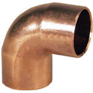 Copper Wrot Pressure Fittings                                                   Copper Wrot 90   Close Rough Elbow (Copper)