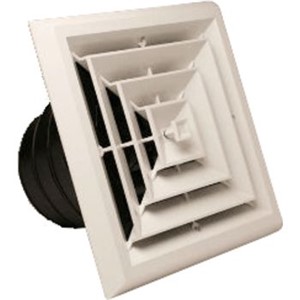 Air Diffusers                                                                   Classic Standard 8" Air Diffuser                                                - Consists of grille, damper and box (unless noted)                             - For 6", 7" and 8" duct