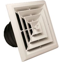 Air Diffusers                                                                   Classic Standard 8" Air Diffuser                                                - Consists of grille, damper and box (unless noted)                             - For 6", 7" and 8" duct