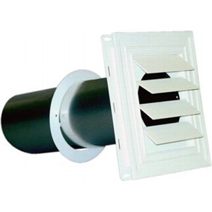 Specialty Vents/Hoods                                                           Siding Vent Hood                                                                - For vinyl and stucco siding                                                   - Durable 2-piece construction                                                  - Includes:                                                                     - Vent hood                                                                     - Pipe                                                                          - Collar