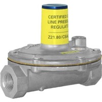 325 Series Pressure Regulators                                                  - For use in residential, commercial and industrial applications                - Multi-poise mounting (upright only with vent limiter installed)               - High leverage valve linkage assembly to deliver positive dead-end lock-up     - Precise regulating control from full flow down to pilot flow                  - Gasses: natural, manufactured, mixed, liquefied, petroleum and liquid propane gas-air mixtures                                                                - Corrosion-resistant aluminum construction                                     - CE Certified                                                                    325-3L Lever Acting Line Pressure Regulator                                   - Total load of multiple appliances: 250,000 BTUH                               - Vent pipe connection: 1/8" NPT                                                - Swing radius: 3" - Dimensions: 3.5" x 4.2" x 3.9"