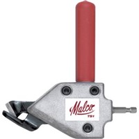 Shears                                                                          TurboShear                                                                      - Use with minimum 1200 rpm                                                       3/8" cordless or corded drill                                                 - Designed for 20 gauge steel and                                                 other common sheet metals                                                     including auto body panels                                                      - Easily cuts thick plastic                                                       bumper panels                                                                 - Cuts straight and to the left                                                   including round and square                                                    auto body patches                                                               - 2-Handed operation with  hand peg - CE Certified                                                                  - Made in the USA