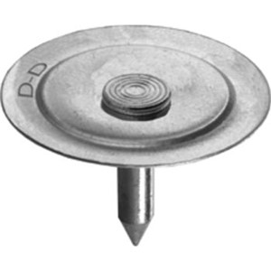 Insulation Fasteners                                                            CTC Slope   Washer Pin                                                           - Provides strong mechanical anchor                                               point for duct liner                                                          - Smooth transition from the insulation                                           surface to the quilting depression                                            - Pin diameter: 0.130"                                                          - Washer diameter: 1"                                                           - Thickness: 0.015" - 0.017"