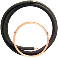 Copper Tube Line Sets                                                           - Soft annealed copper providing quick, efficient and economical field installation                                                                             - Tested in accordance with ASTM E243                                           - Straight or 90   bend available                                                - Insulation meets ASTM C534, E84 and UL 94 in 3/8 , 1/2 , 3/4  and 1  thickness- Available from 15' to 60' lengths in 5' intervals                             - Special orders available on request                                           - Suitable for high pressure refrigerants - R410a                               - Suffix FP = flat packs                                                          3/4" Insulation Line Set