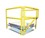 Roof Hatch Accessories                                                          Bil-Guard   2.0 Hatch Railing System                                             - Aluminum rail construction with powder-coat finish                            - Standard self-closing and latching gate                                       - Non-penetrating, attaches directly to the roof hatch cap flashing             - Fits all brands of roof hatches with cap flashing                             - Light-weight design                                                           - OSHA 26 CFR 1910.23 Compliant                                                 - 5-Year corrosion-resistant construction warranty