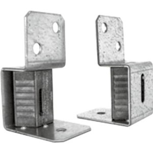 Dyna-Tite  Duct Hangers                                                         KV Bracket Assembly                                                             - Enhances Dyna-Tite suspension                                                   system by addition of an integral                                             bracket                                                                         - Fastens cable lock to duct with                                                 sheet metal screws                                                            - Zinc-plated steel bracket                                                     - Captive CL12-WC3 cable lock                                                   - Work load limit: 150 lbs