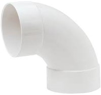 PVC Elbows                                                                      PVC Long Sweep Elbow (HUB x HUB)                                                - Used to change direction in                                                     piping