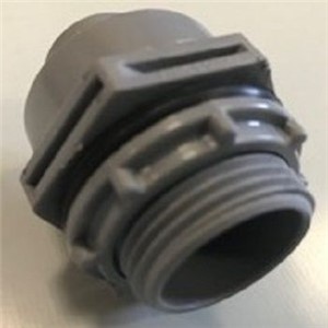 Fittings                                                                        Screw-On Fittings                                                               - Conduit threads onto ferrule and up inside outer body                         - Cut portion of the conduit does not show                                      - Easy to use