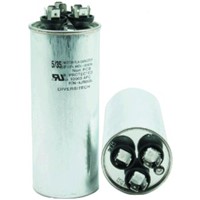 Run Capacitors                                                                  440VAC Round Motor Run Capacitor with Dual Capacitance                          - Metal can                                                                     - 1/4" Quick connect terminal                                                   - Rated frequency: 50/60 Hz                                                     - Suffix U = Made in USA