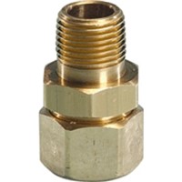AutoFlare   Fittings & Accessories                                               AutoFlare   Straight Fitting (MPT)                                               - For use in indoor, outdoor, and                                                 concealed location applications                                               - Stainless steel and yellow brass                                              - Operating pressure: 25 psig                                                   - Operating temperature range: -20   to 200  F                                    - CSA Certified                                                                 - ANSI and IAPMO Listed