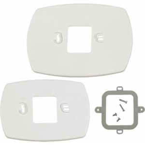 Thermostat Parts & Accessories                                                  Thermostat Cover Plate for FocusPRO   & PRO   Series                              - Small cover plate: 4-5/16"H x 5-1/2"W                                         - Medium cover plate: 5"H x 6-7/8"W                                             - Large cover plate: 6"H x 8-5/16"W                                             - Premier White   color
