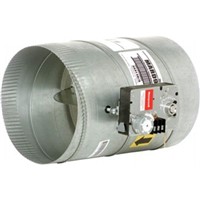 Dampers                                                                         MARD Modulating Automatic Round Damper                                          - Power opened/closed zone or bypass damper                                     - For use in light commercial applications on systems                             larger than 5 tons that do not exceed 2"wc at the                             damper, but may also be used in any residential system                          - Uses 90-second open to closed motor                                           - Motorized bypass or zone damper, modulating damper                            - Used with Static Pressure Control (SPC) for bypass applications               - Can be used as a zone damper                                                  - 24V, 60Hz                                                                     - Motor mount: top and side
