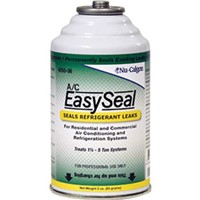 Refrigerant Leak Sealants                                                       A/C EasySeal   Refrigerant Leak Sealant                                          - Prevents refrigerant leaks and seals existing leaks in air conditioning and refrigeration systems permanently                                                 - Travels with refrigerant to find leaks fast                                   - Utilizes a reusable hose