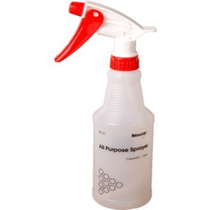 Chemical Sprayers                                                               All Purpose Sprayer                                                             - Lightweight and versatile bottle                                              - Adjustable nozzle atomizes                                                      any low viscosity liquid                                                      - Adjusts from mist to 12' jet stream