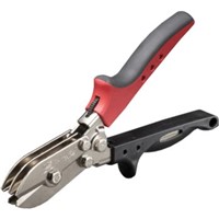 Crimpers                                                                        RedLine  5-Blade Downspout Crimper                                              - One-hand operation latch                                                      - Soft touch, non-slip handle                                                     insert                                                                        - Ergonomic RedLine  handles                                                    - Power stroke: 7:1