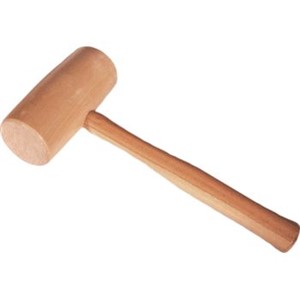Hammers                                                                         Hickory Mallet                                                                  - Barrel-shaped                                                                 - Face diameter: 2-3/8"                                                         - Head length: 5-1/2"                                                           - Handle length: 10-1/2"