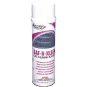 Coil Cleaners                                                                   Saf-N-Kleen  Coil Cleaner                                                       - Aerosol solvent, high solvency formula                                        - Dissolves dirt, grease, oil or other residue                                    blasting nozzle clears it away                                                - Nonflammable, nonconductive