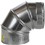 Galvanized Sheet Metal Pipe & Fittings                                          - Union made in the USA                                                           GreenSeam   90   Adjustable Elbow (Crimp x Plain)                               - Galvanized steel (ASTM A653 and                                                 A924)                                                                         - G-60 Galvanized coating (ASTM                                                   A653 and ASTM A90)                                                            - Available in:                                                                 - G-90 Galvanized steel                                                         - Aluminum (ASTM B209 Alloy 3003 Temper H14)                                    - 304 Stainless steel (ASTM A480 2B finish)                                     - Pressure rating: -1"wg to +2"wg                                               - Dimensional tolerance:   1/4"