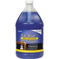 Gas Leak Detectors                                                              Cal-Blue   Plus Gas Leak Detector                                                - High-viscosity formula                                                          provides long-lasting                                                         bubbles                                                                         - Suitable for all refrigerants,                                                  natural gas, and oxygen                                                       - Non-corrosive                                                                 - Will not affect UV lights                                                     - Detects smallest leaks                                                        - Freeze protected to 5  F, can                                                    be used up to 225  F                                                           - NSF Certified