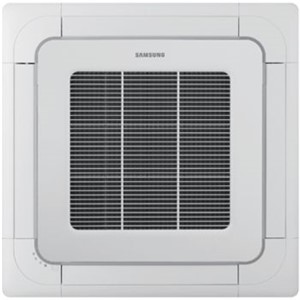 DVM S Multi-Zone VRF Mini-Splits                                                R-410A DVM S Mini 4-Way Cassette Multi-Zone Inverter VRF Ductless Mini-Split Indoor Heat Pump                                                                   - Compatible with DVM S, DVM S Water, and DVM Eco systems                         (AM*********/AA)                                                              - Electrostatic, washable pleated filters                                       - Built-in condensate pump and check valve with maximum 29" lift                - Knockout for outside air capability                                           - Fascia panel has LED indicator lights and (4) motorized louvers with            independent control                                                           - cETLus Listed