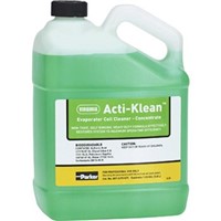 Premium Coil Cleaners                                                           Acti-Klean  Coil Cleaner                                                        - Alkaline indoor                                                               - Heavy-duty combination of cleaners                                              and surfactants in a concentrated                                             evaporator coil cleaner                                                         - Can use system generated condensate                                             to rinse away dirt and detergent