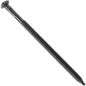 Fasteners                                                                       Sarnafastener #15 XP                                                            - Threaded drill point fastener                                                 - Carbon steel treated with a                                                     corrosion-resistant coating                                                   - Can be used on steel decking                                                    (18-24 gauge), wood plank                                                     (> 1-1/2"), or wood sheathing(>15/32")                                          - Oversized heavy shank and thread diameters                                    - Deep buttress threads for high pullout resistance                             - Miniature drill point penetrates decks quickly and provides increased back-out resistance                                                                     - Blue