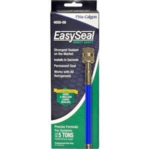 Refrigerant Leak Sealants                                                       EasySeal   Direct Inject Refrigerant Leak Sealant                                - Injection method increases ease of use                                        - No need to pump down R-410A units                                             - Compatible with all refrigerants and oils                                     - Super concentrated, permanent seal                                            - Multiple units can be used on larger                                            equipment                                                                     - One-time use