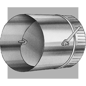 ROYAL 311 6" RND DAMPER SECT