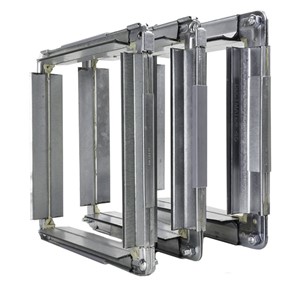 Flanges                                                                         Ductmate 35   Rectangular Flange                                                 - Not recommended for applications                                                with duct gauges heavier than                                                 16 gauge or lighter                                                             than 26 gauge                                                                   - 20 Gauge galvanized steel                                                       with integral sealant