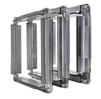 Flanges                                                                         Ductmate 25   Rectangular Flange System                                          - Not recommended for applications                                                with duct gauges heavier than                                                 20 gauge or lighter                                                             than 26 gauge                                                                   - 24 Gauge galvanized steel                                                       with integral sealant