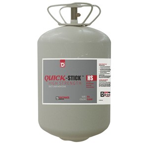 Adhesives                                                                       Quick-Stick  HS Duct Liner Adhesive                                             - Pressure-sensitive                                                            - Methylene chloride-based                                                      - High solids content                                                           - Easy application                                                              - Quick tack                                                                    - Strong, permanent bond                                                        - Non-flammable