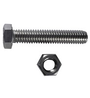 NUT AND BOLT 3/8"X1