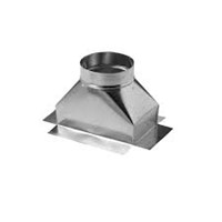 Galvanized Sheet Metal Duct & Fittings                                          Galvanized Sheet Metal End Boot with Flange