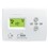 PRO   4000 5+2 Day Programmable Digital Thermostats                              - Electronic control of 24V, heating and cooling systems or 750mV heating systems                                                                               - Easy slide switches allow selection of heat or cool mode, and fan operation   - Weekday/weekend programming to fit your lifestyle                             - Clear, backlight display                                                      - Horizontal mounting                                                           - Precise comfort control: (+/-1  F) of your set temperature                     - Adaptive Intelligent Recovery                                                 - Manual changeover                                                             - Battery or hardwired power method                                             - Built-in instructions                                                         - Setting temperature range: - Heat: 40   to 90  F (4.5   to 32  C)                                              - Cool: 50   to 99  F (10   to 37  C)                                               - Premier White   color                                                          - Dimensions: 3-13/16"H x 5-3/8"W x 1-1/4"D                                     - 5-Year limited warranty                                                       -                                                                               -                                                                                 *With Label                                                                   **With Logo