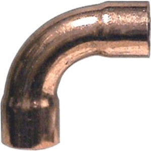 Copper Wrot Pressure Fittings                                                   Copper Wrot 90   Short Radius Elbow (Copper)