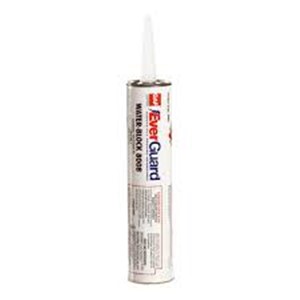 Adhesives                                                                       EverGuard   WaterBlock Mastic Adhesive                                           - For sealing between flashing membrane, roofing membrane, drain flanges, and substrate surface behind exposed termination bars                                 - One-part butyl-based high-viscosity sealant