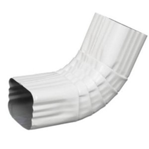 Fittings                                                                        Square Corrugated 75   Painted Aluminum Elbow