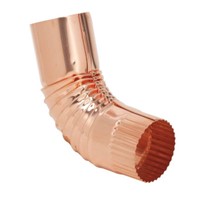 Fittings                                                                        Plain Round 75   Copper Elbow