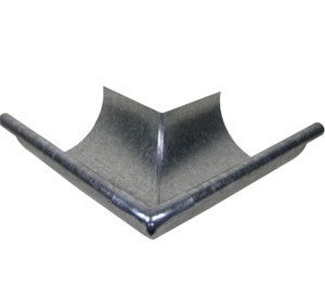 Gutters                                                                         Half Round 90   Galvanized Steel Miter