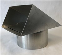 Aluminum Vent Hoods                                                             Aluminum Dryer Wall Cap                                                         - Includes flapper and springs